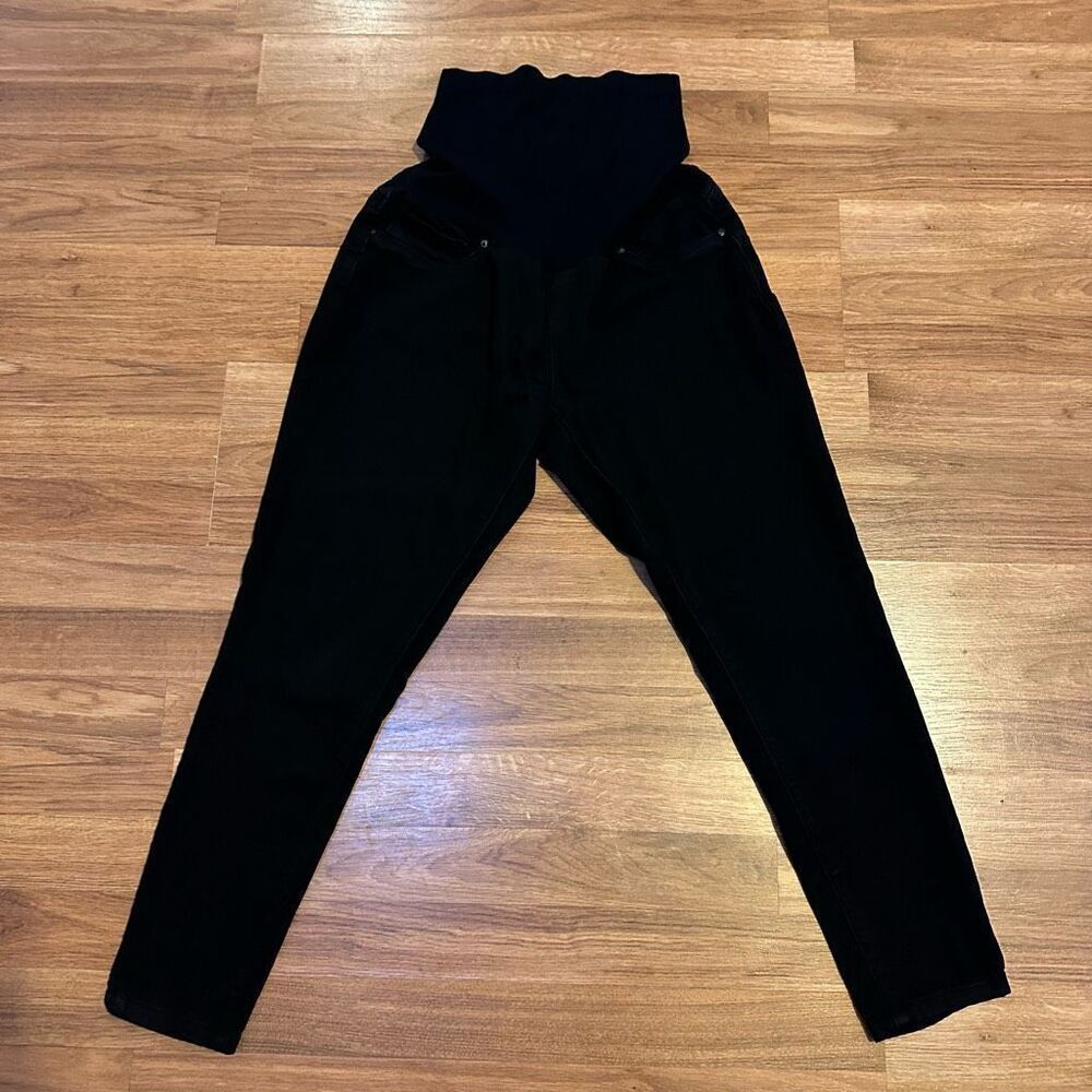 Blue Savvy Maternity Black Skinny Jean pants | Size Maternity XL